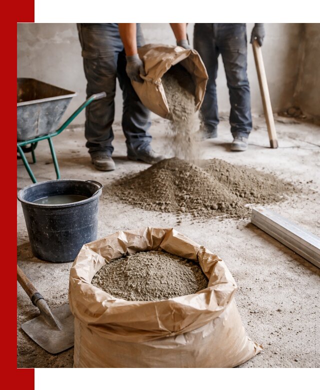 Доставка сухой смеси для стяжки в Балаково