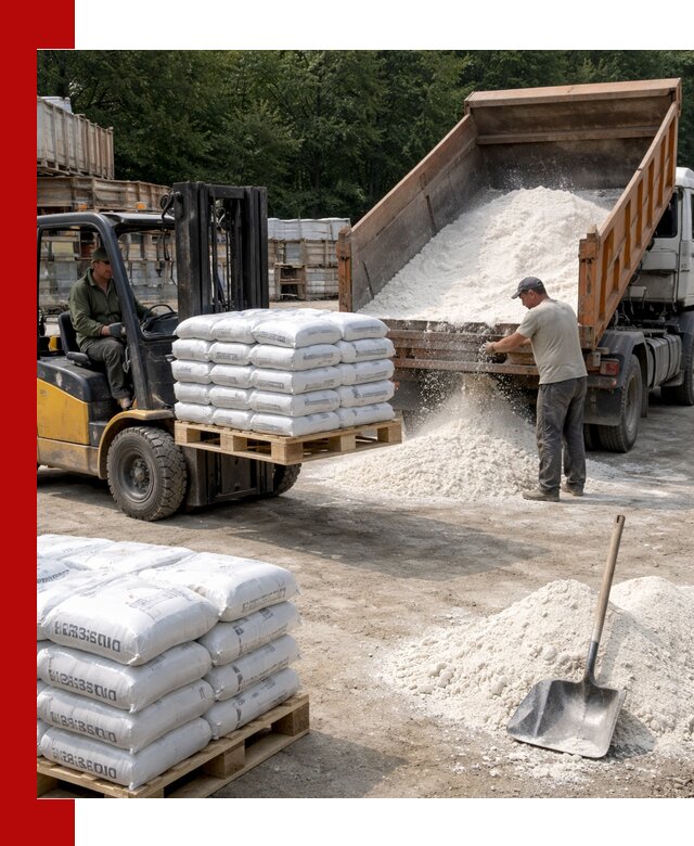Доставка строительной извести оптом и в розницу в Балаково