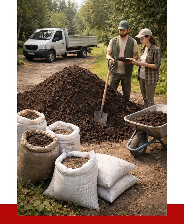 Купить грунт с доставкой в Балаково от 4580 р. за м3 | ПРОНЕРУДБлк