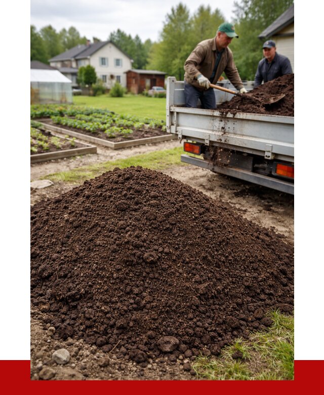 Плодородный грунт в Балаково с доставкой от 4274 р. | ПРОНЕРУДБлк