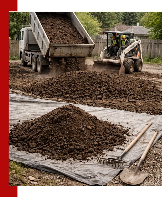 Грунт для отсыпки участка с доставкой в Балаково