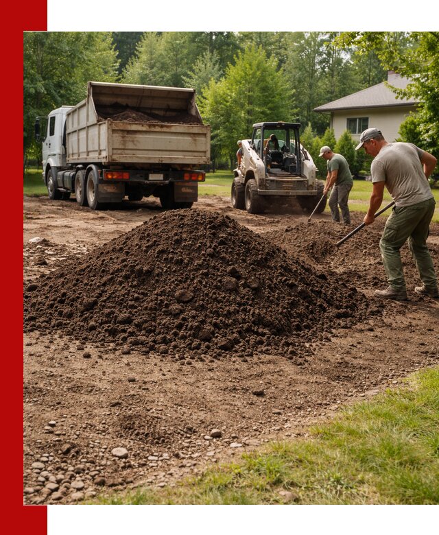 Доставка и укладка грунта для газона в Балаково