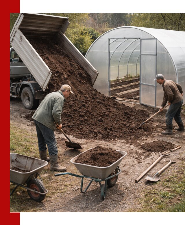 Грунт для теплицы с доставкой в Балаково — плодородный субстрат под растения