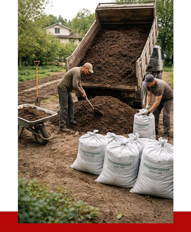 Плодородная смесь в Балаково от 4274 р./куб с доставкой | ПРОНЕРУДБлк