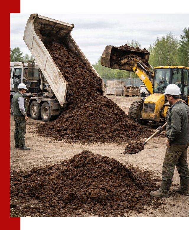Доставка торфа оптом и в мешках в Балаково