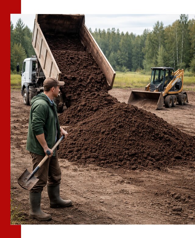 Купить верховой торф с доставкой в Балаково для садоводства и растений