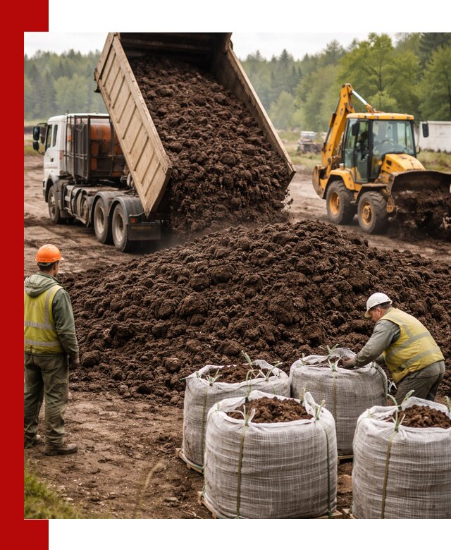 Доставка нейтрального торфа в Балаково оптом и в розницу