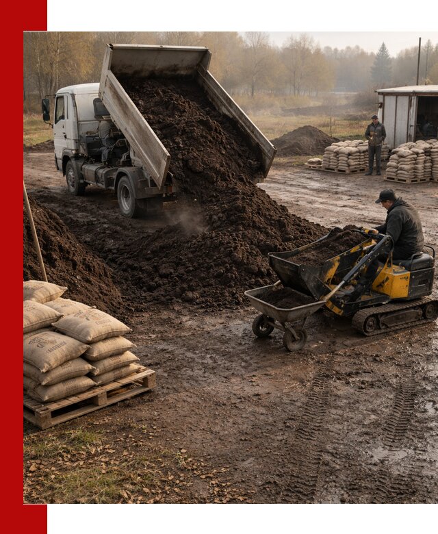 Кислый торф в доставке по выгодным ценам в Балаково