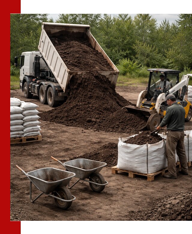 Доставка и продажа торфогрунта в Балаково оптом и в розницу