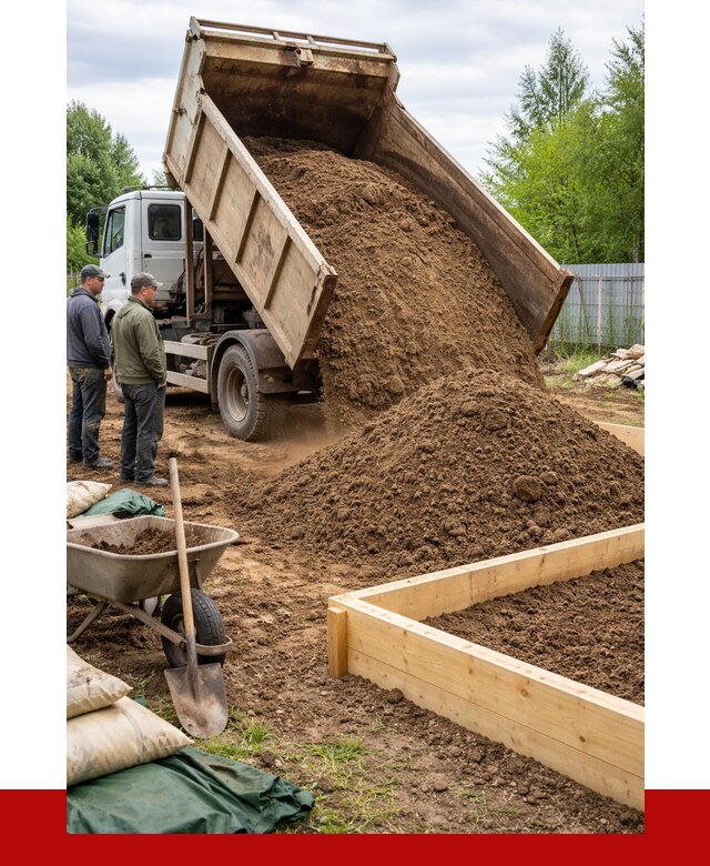 Торфо песчаная смесь в Балаково с доставкой от 1883 р. | ПРОНЕРУДБлк