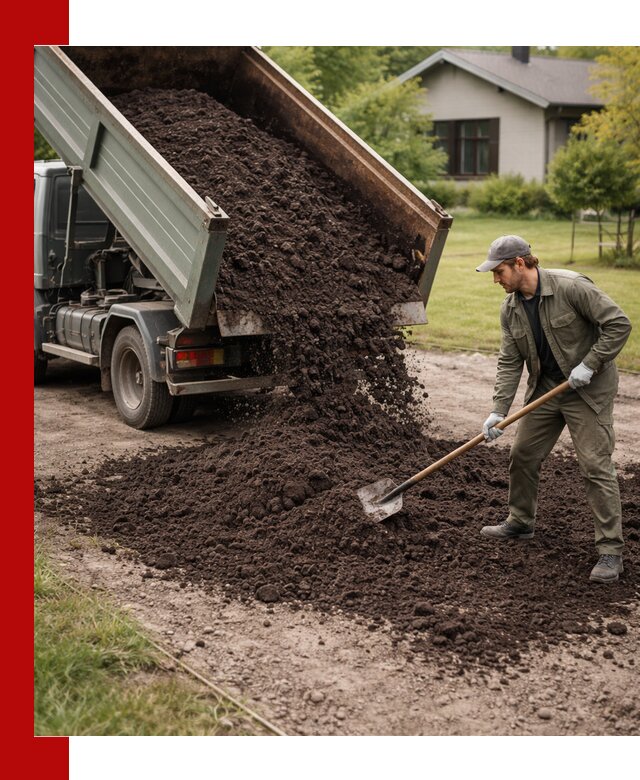 Чернозем для газона с доставкой в Балаково быстро и качественно