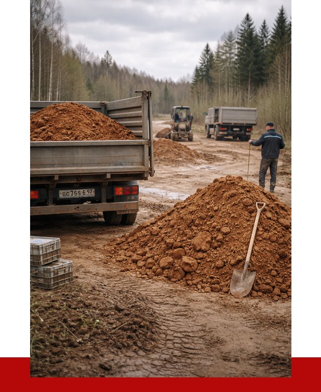 Глина и суглинки в Балаково от 4580 р. за куб | ПРОНЕРУДБлк