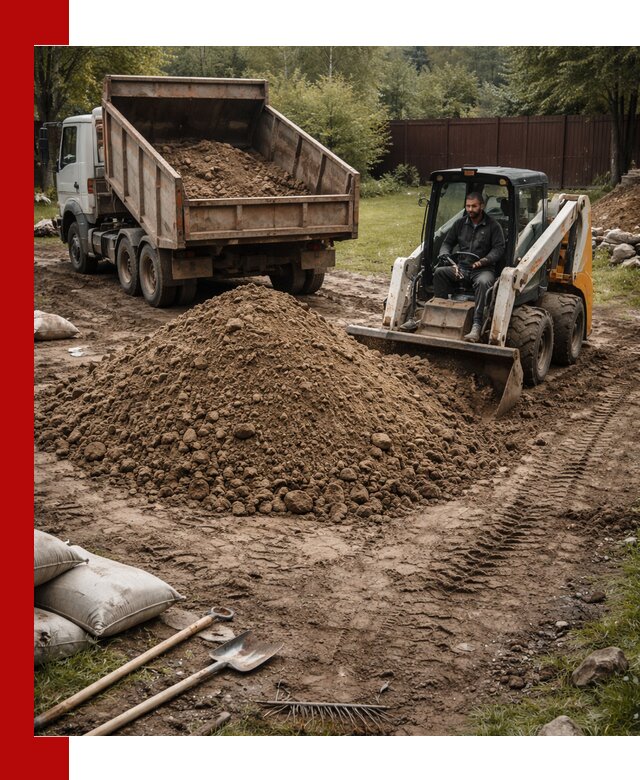 Суглинок для планировки участков в Балаково с доставкой и выгрузкой