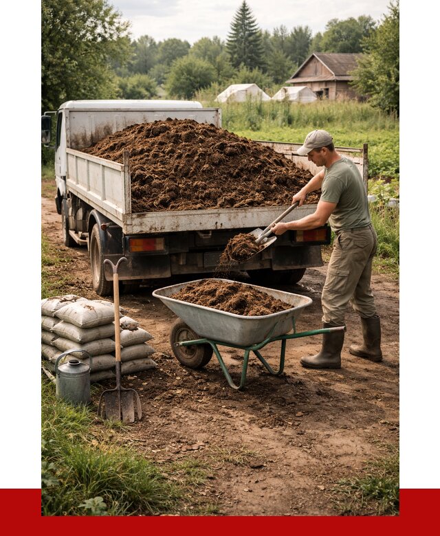 Купить коровий навоз с доставкой в Балаково от 1832 р. | ПРОНЕРУДБлк