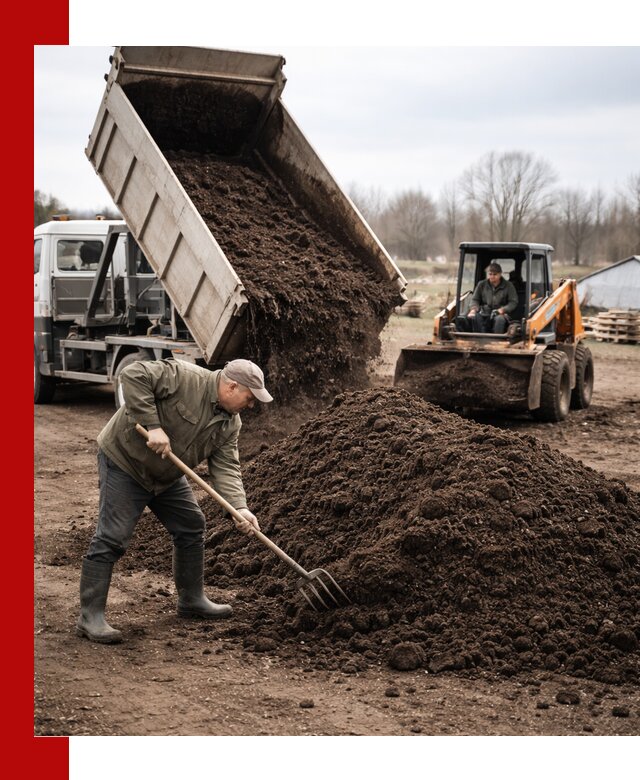 Доставка и продажа перегноя в Балаково быстро и дешево