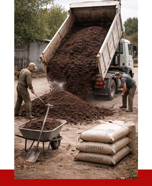 Купить компост в Балаково от 4274 р. за куб с доставкой | ПРОНЕРУДБлк