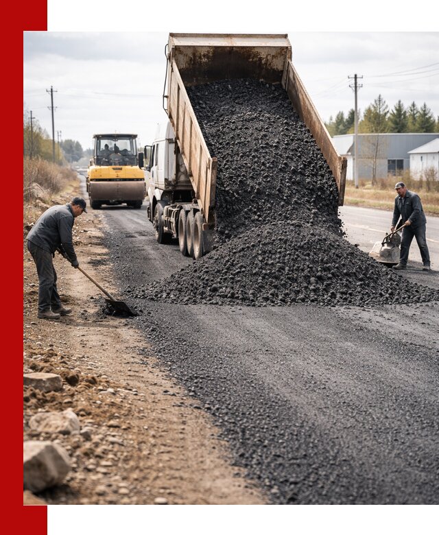 Асфальтовая крошка для дорог в Балаково — поставка и доставка