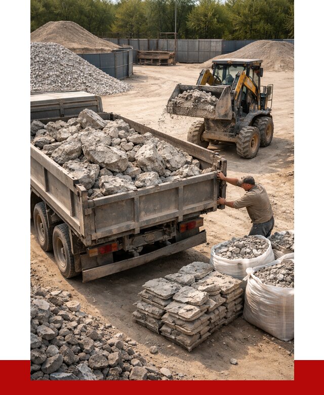 Купить бой бетона с доставкой в Балаково от 4885 р. | ПРОНЕРУДБлк