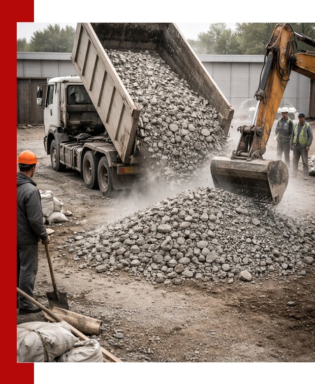 Доставка дробленого бетона в Балаково оптом и в розницу