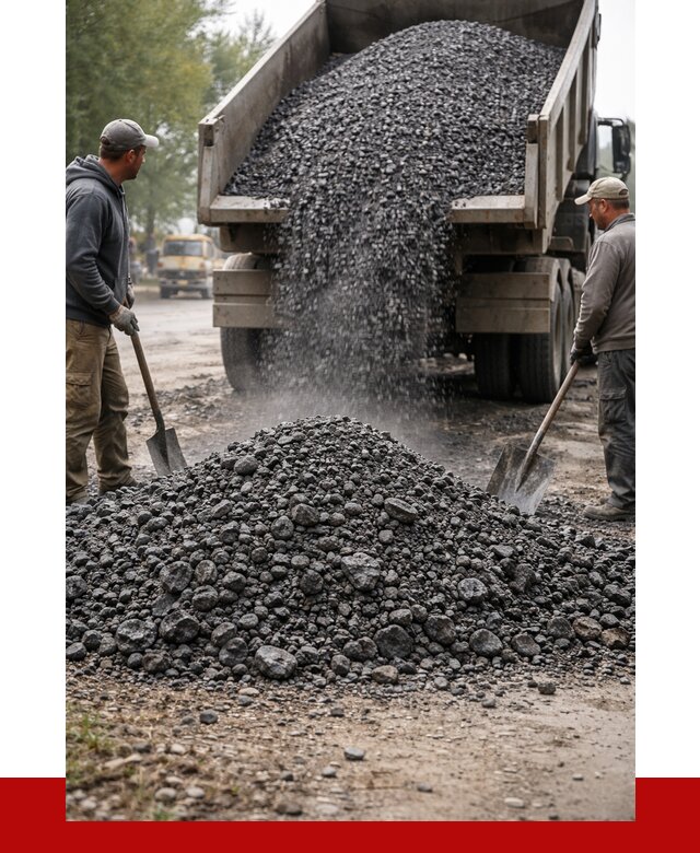 Дробленый асфальт в Балаково от 2850 р. с доставкой | ПРОНЕРУДБлк