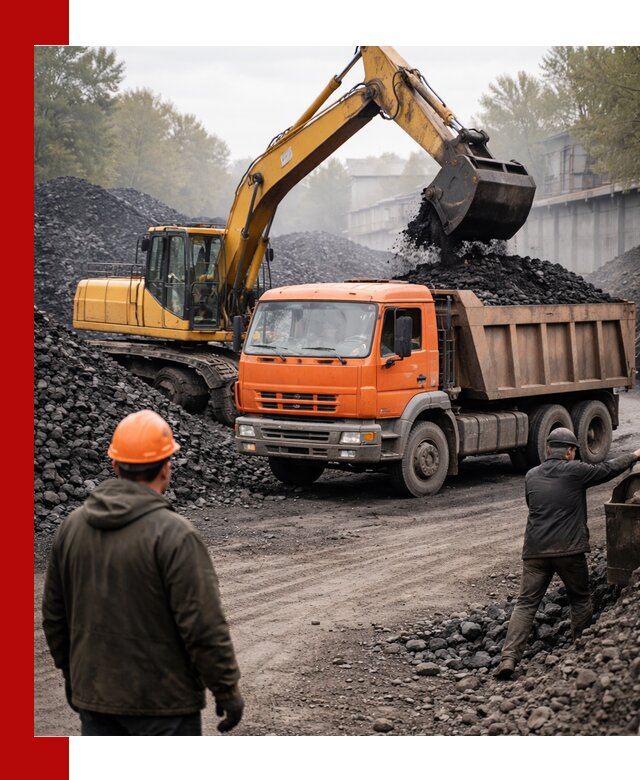 Доставка угля автотранспортом в Балаково быстро и выгодно