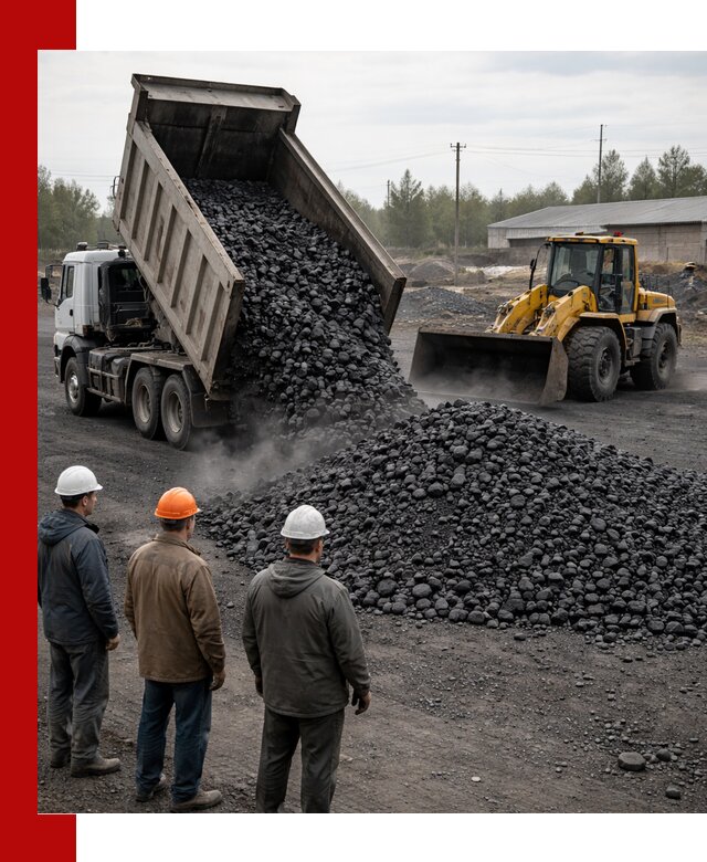 Доставка угля антрацита в Балаково с самосвалами и погрузкой