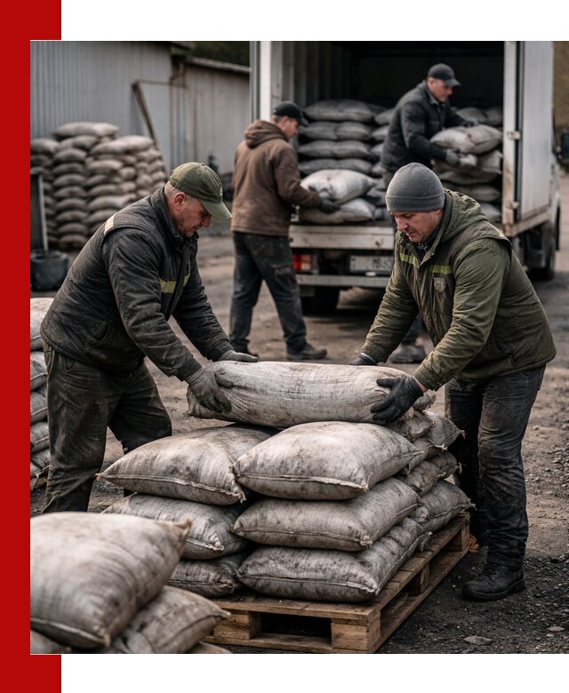 Доставка угля в мешках по выгодным ценам в Балаково