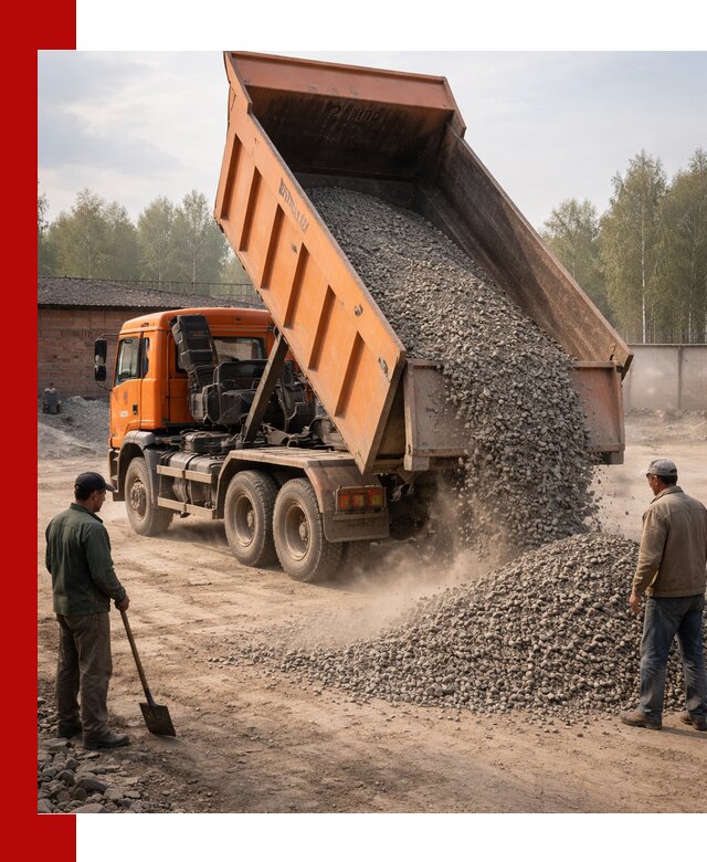 Доставка самосвалом 20 м3 в Балаково быстро и надежно