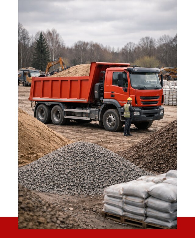 Доставка самосвалом 25 кубов в Балаково от 7633 р. | ПРОНЕРУДБлк