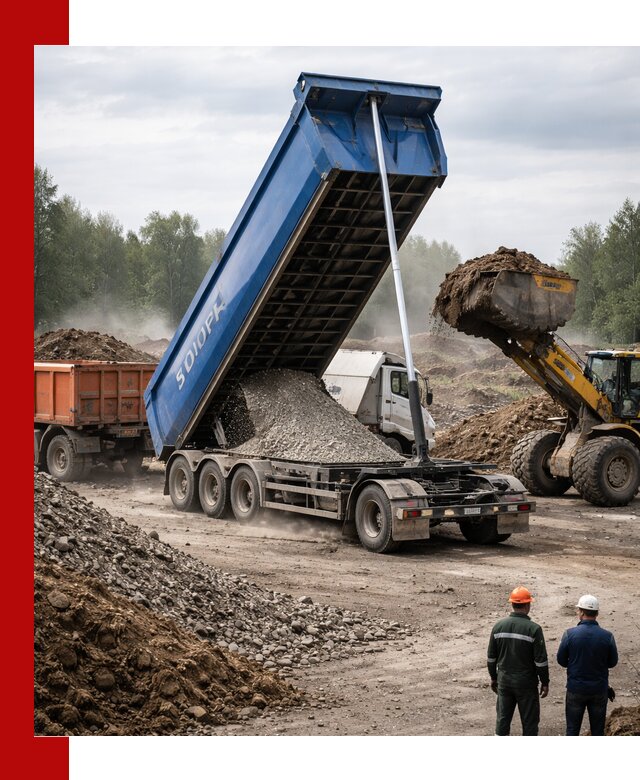 Аренда тонар 40 тонн в Балаково с доставкой материалов