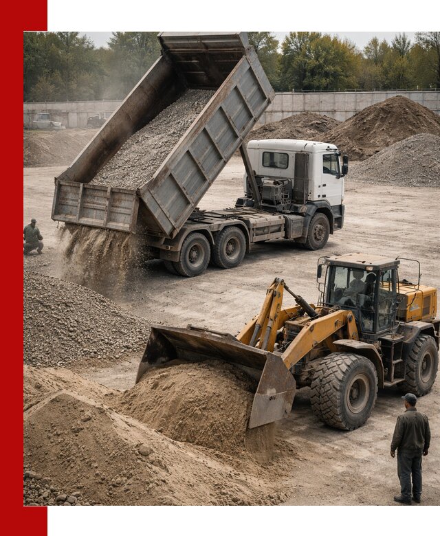 Перевозка сыпучих грузов самосвалами и бортовыми в Балаково