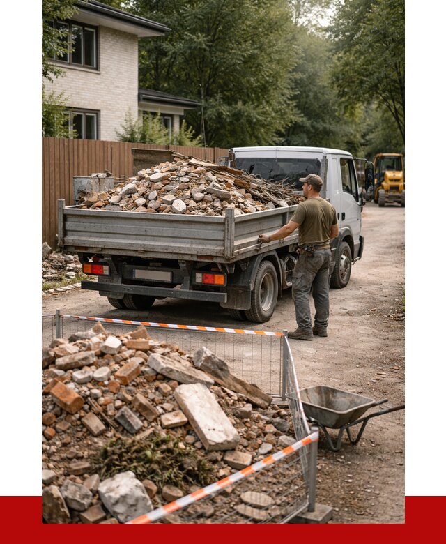 Вывоз строительного мусора с погрузкой в Балаково от 7633 р | ПРОНЕРУДБлк