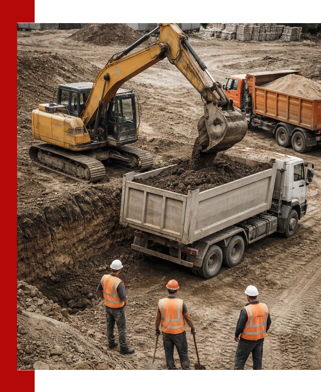 Разработка грунта для строительства и благоустройства в Балаково