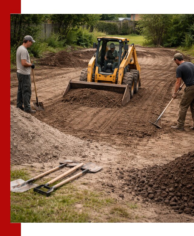 Планировка участка грунтом с вывозом и доставкой в Балаково