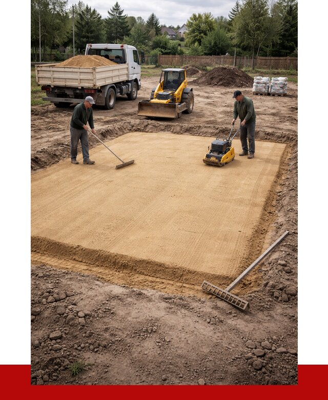 Устройство песчаной подушки в Балаково от 4580 р. ПРОНЕРУДБлк